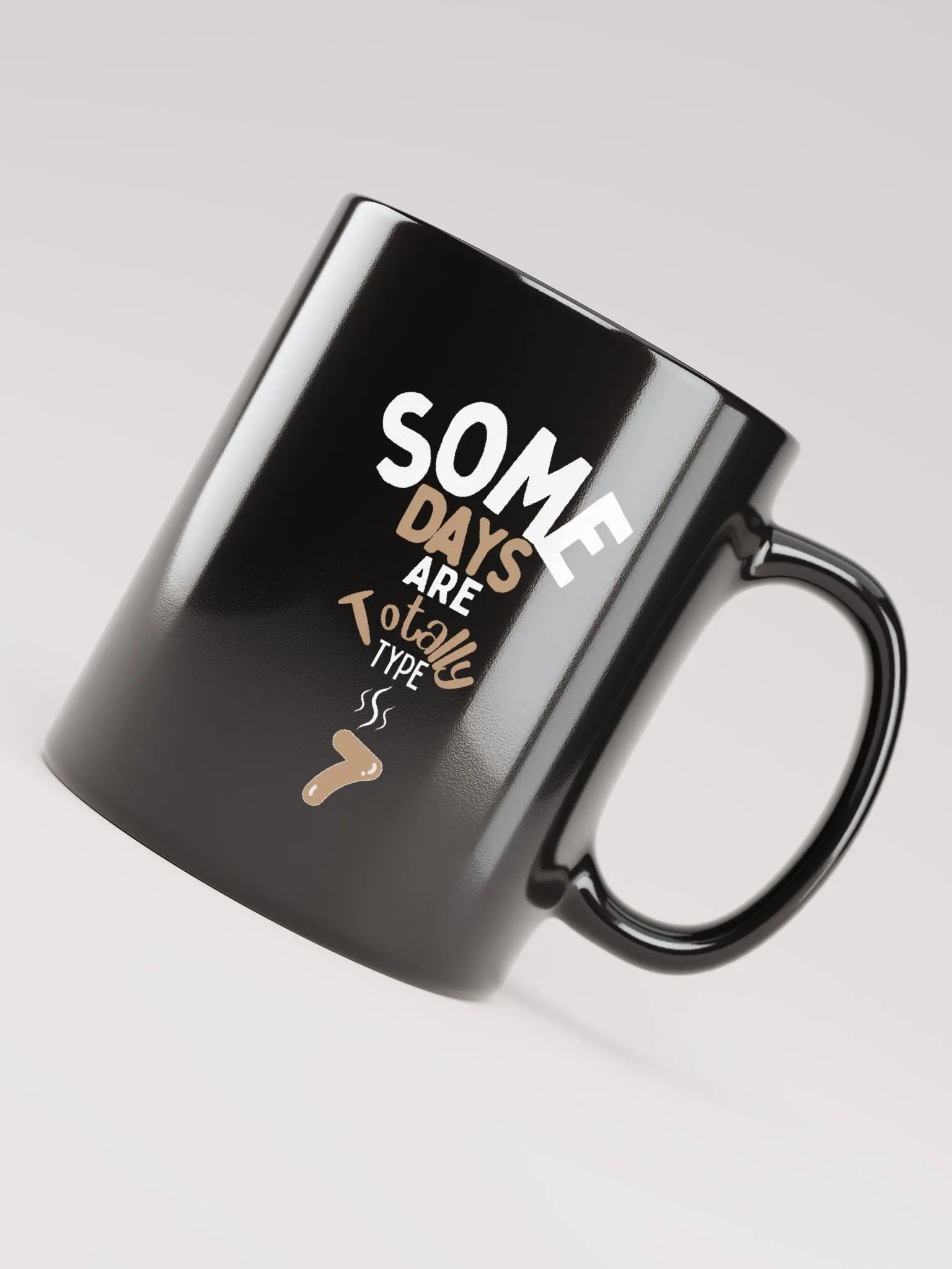 Funny Nurse Black Mug 