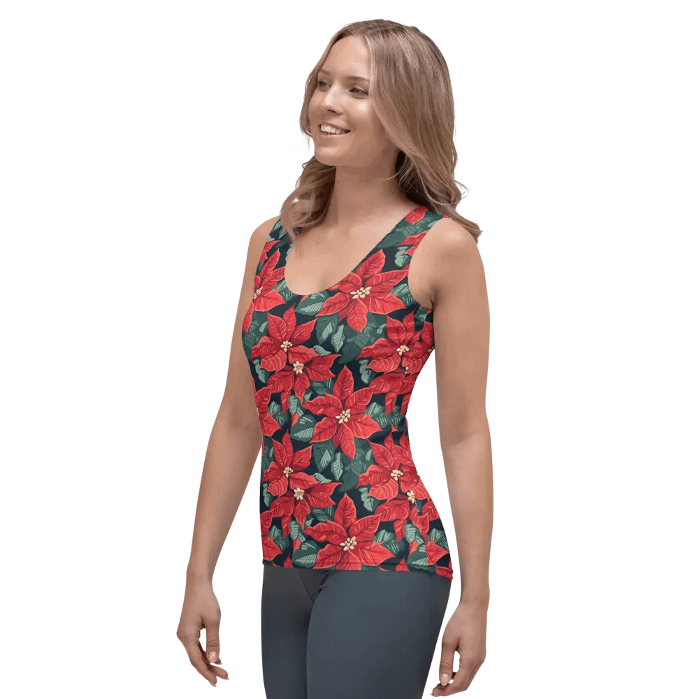 Straight To The Poinsettia Women's Tank Top product image (3)