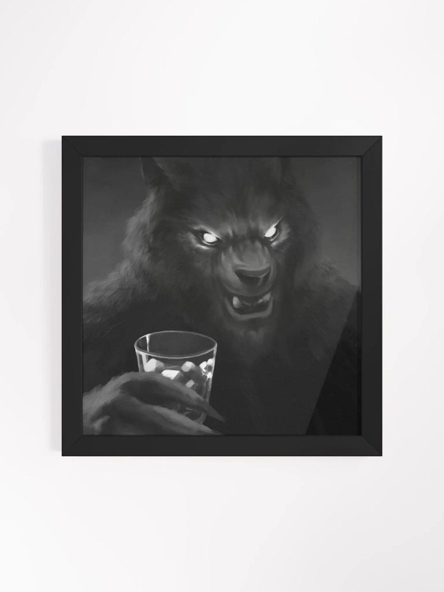 Sippin With Sin Werewolf Framed Art product image (1)