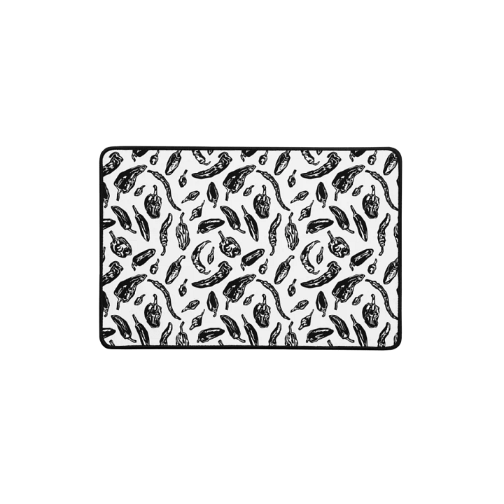 'Summer Peps' Desk Mat Black & White product image (1)