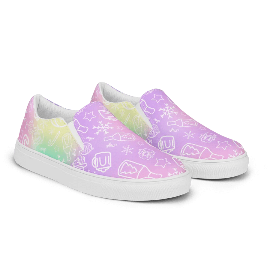 Limited Edition Christmas Tie Die Mens Slip-On Shoes product image (6)