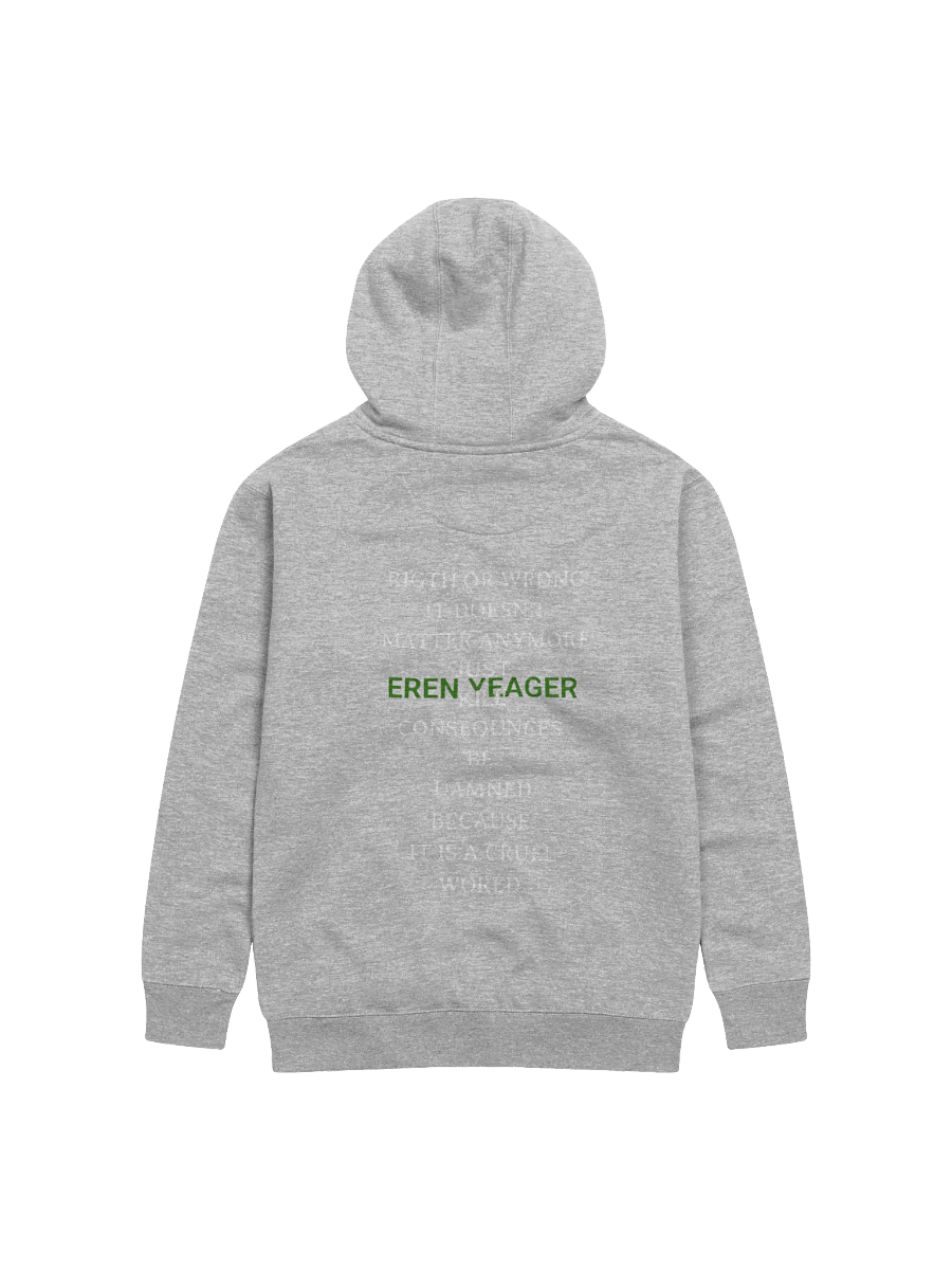 Bold 'FIGHT' Interlocked Typography Hoodie product image (8)