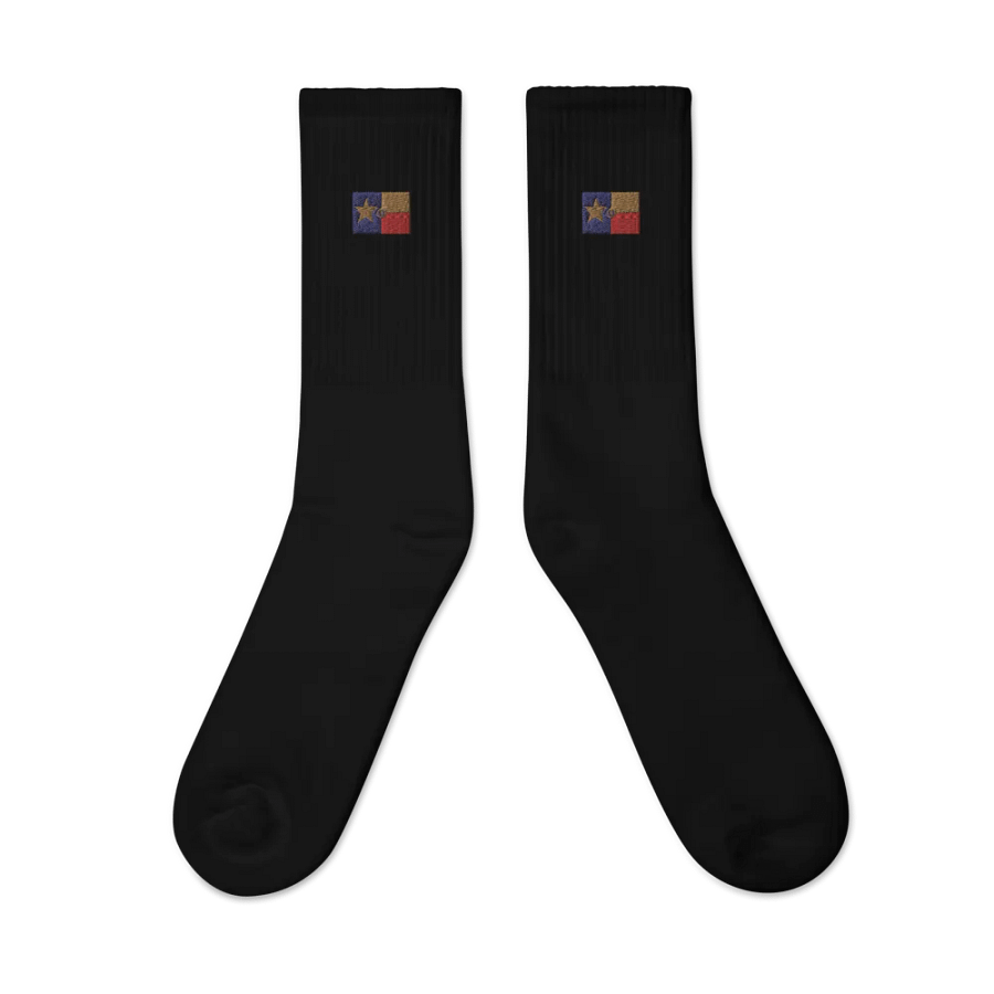 "Texas" Embroidered Crew Socks product image (8)