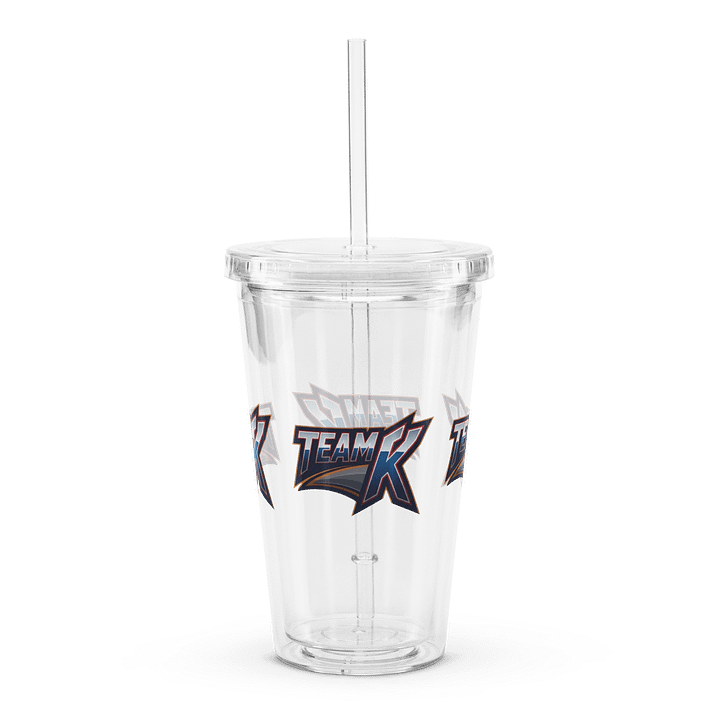 Team K (V-2) Clear Plastic Tumbler product image (1)