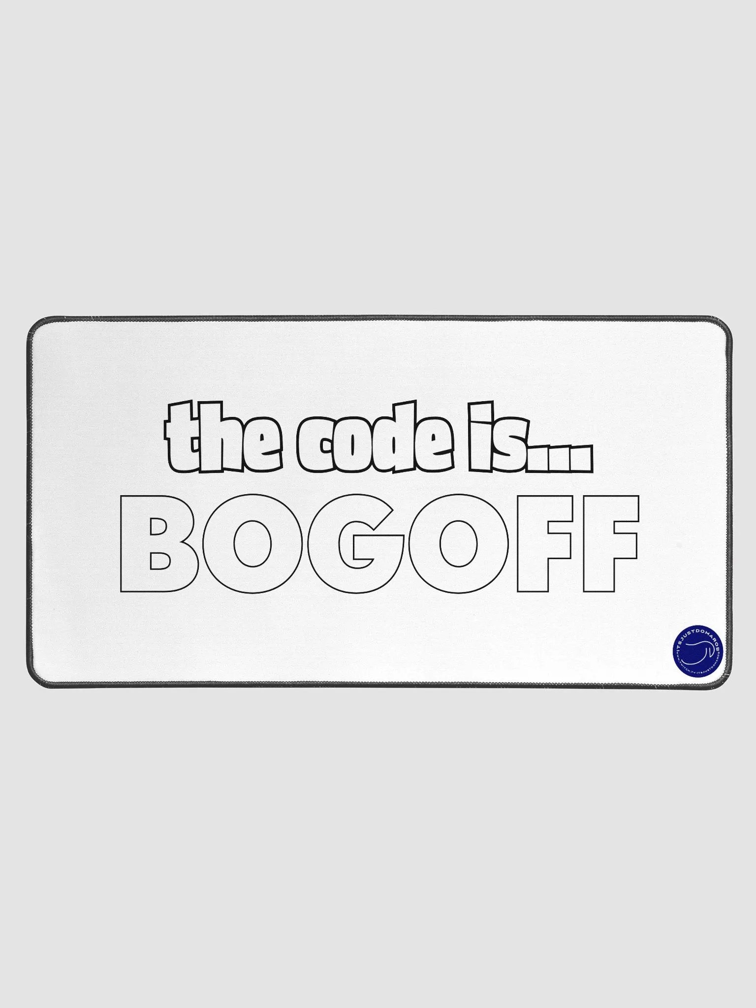 BOGOFF Logo Desk Mat product image (1)