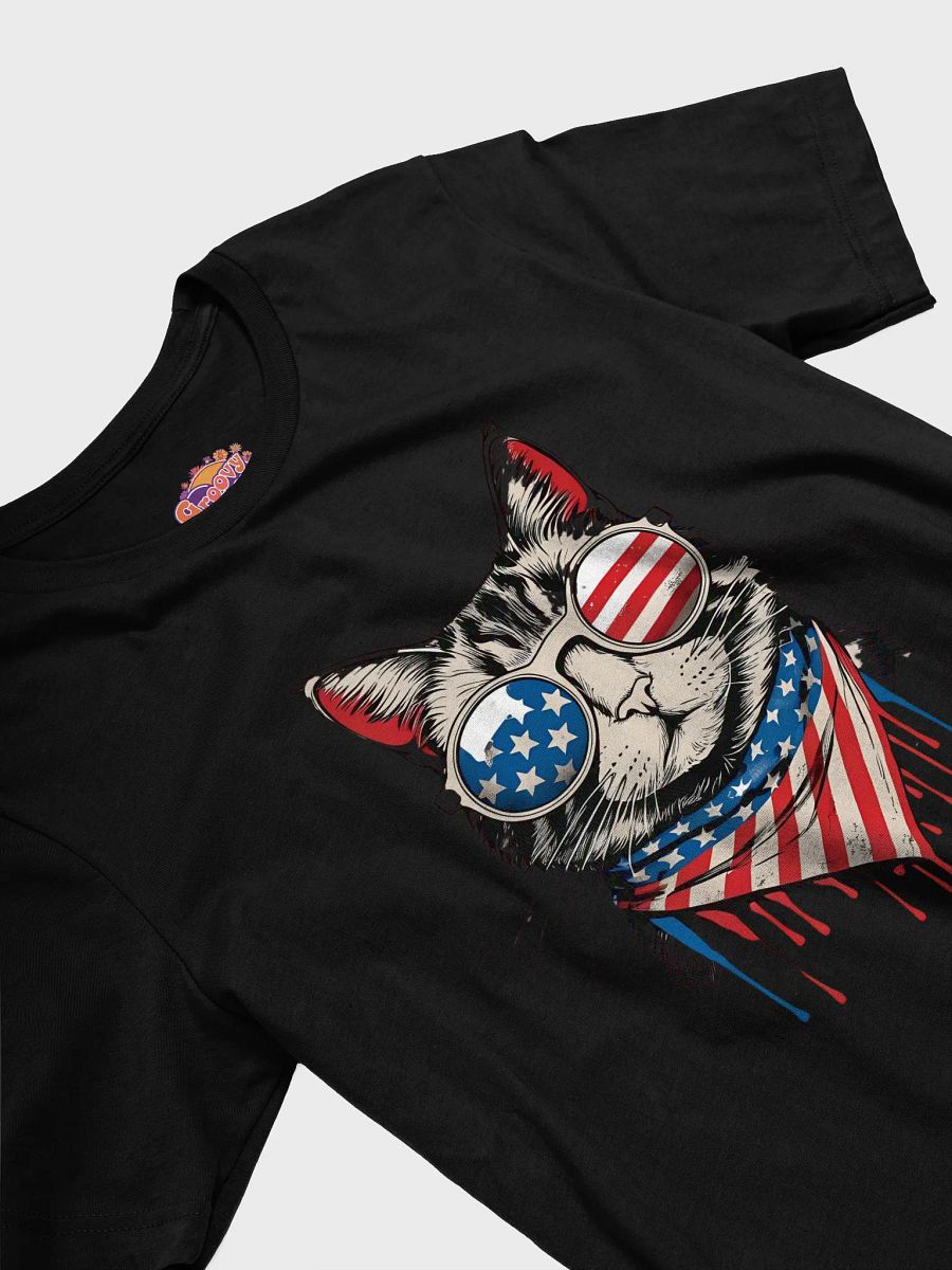 Patriotic Feline Sunglasses Tee product image (25)
