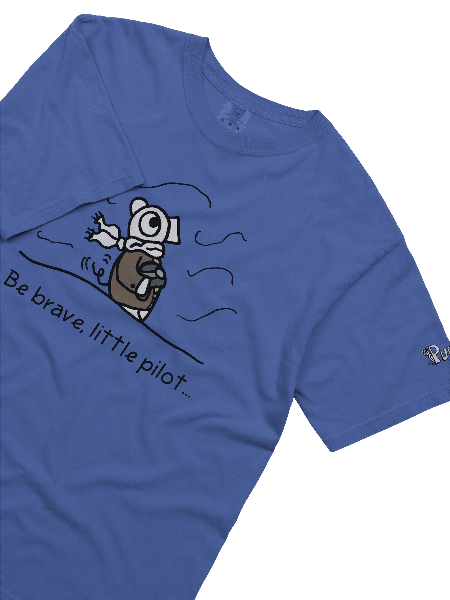 'Be brave, little pilot' Pupsies! Heavyweight T-Shirt product image (5)