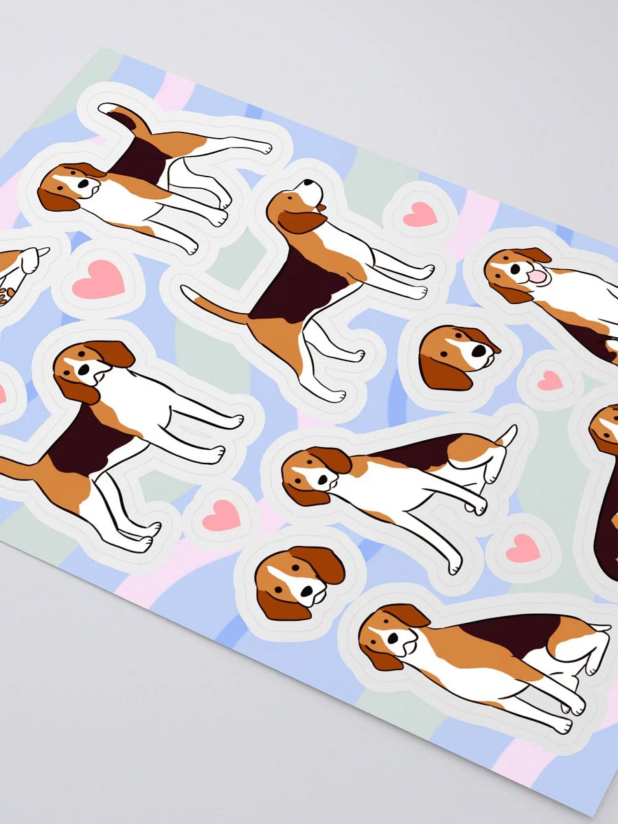 Beagle Bonanza Kiss Cut Sticker Sheet product image (3)