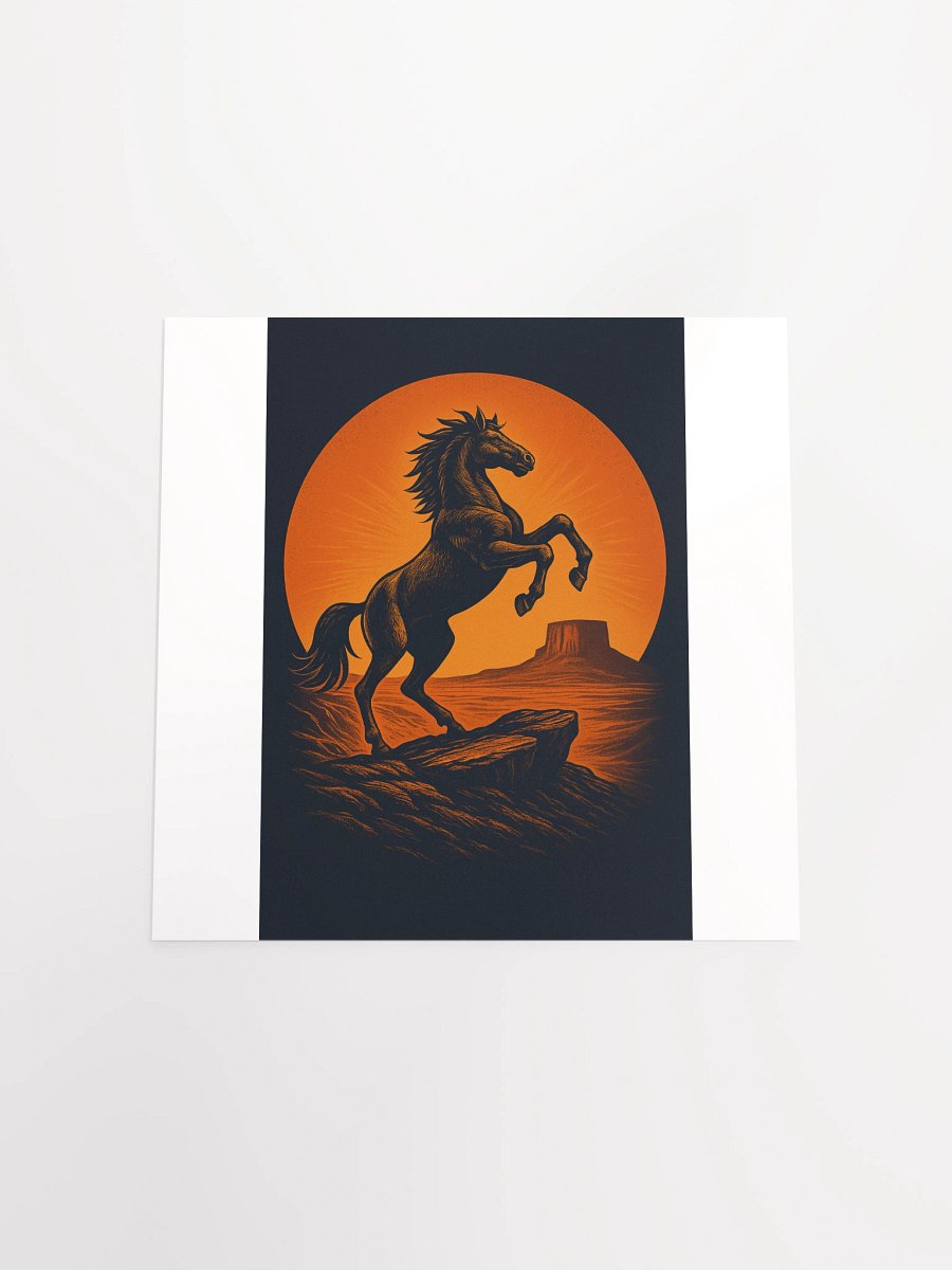 WILD HORSE IN SUNSET product image (16)