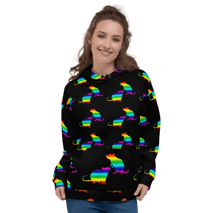 rainbow rats hoody product image (2)