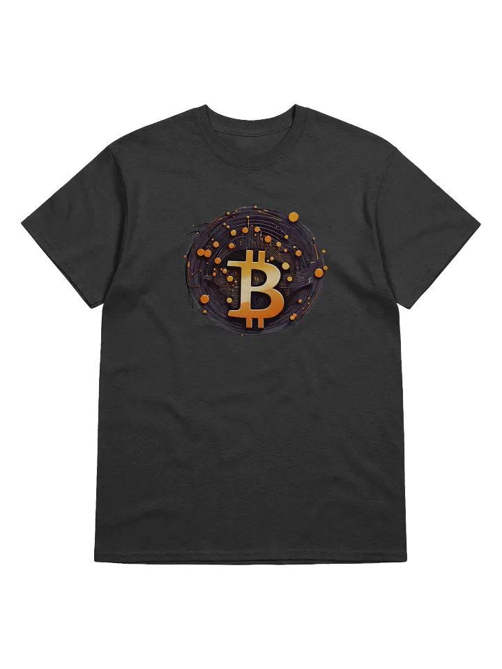 Bitcoin Tech Logo Tee, Trendy Graphic Shirt, Perfect Gift for Crypto Fans product image (1)