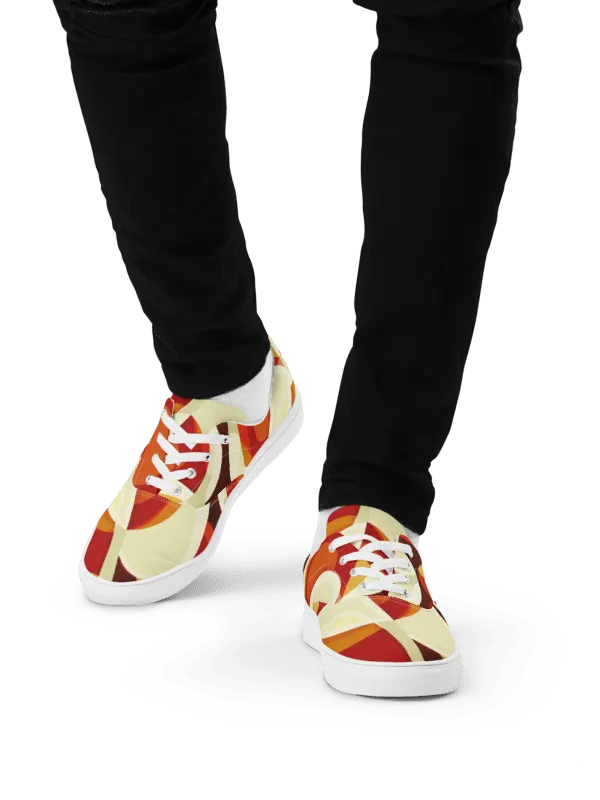 Sunset Fiesta | Men's Lace-Up Canvas Shoes product image (2)