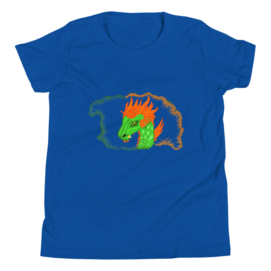Dragon's Fiery Gaze Youth T-Shirt product image (4)