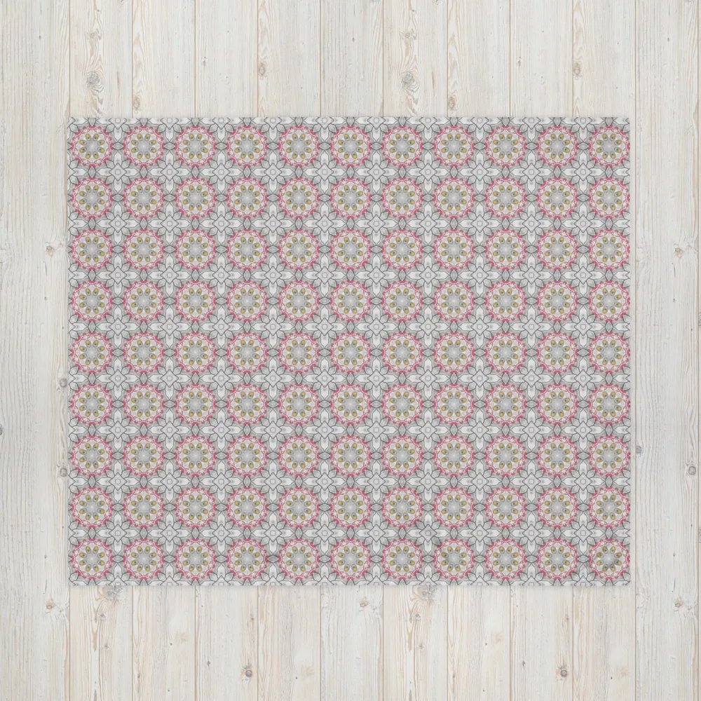 Serene Bird and Blossom Pattern Blanket product image (16)