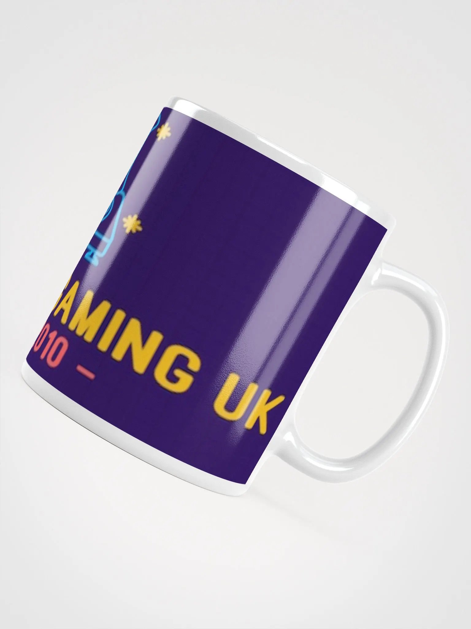 Liverbird Gaming UK Logo White Glossy Mug product image (4)