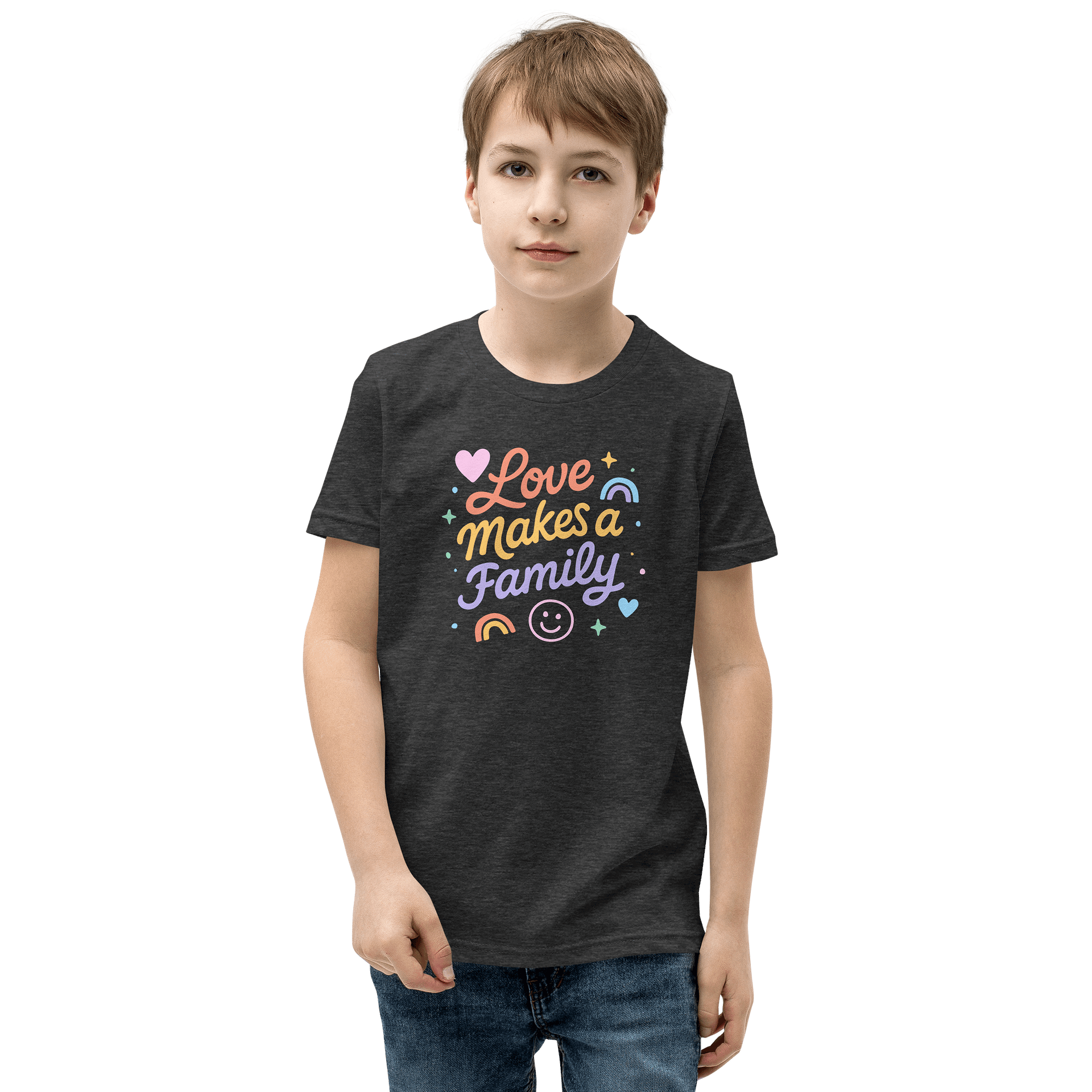 Love Makes a Family Youth Tee product image (2)