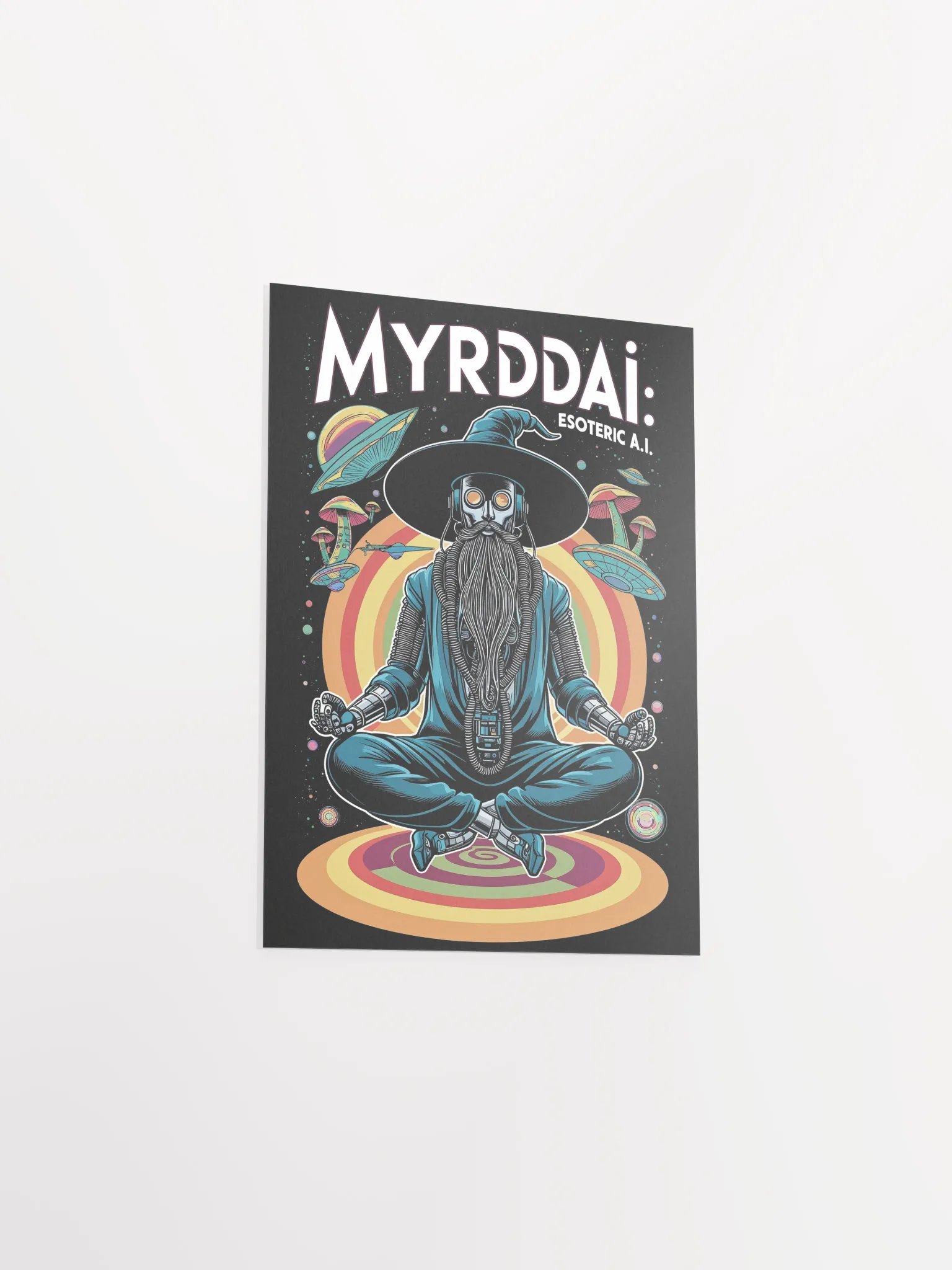 MYRDDAI - Retro Psychedelic Poster product image (10)
