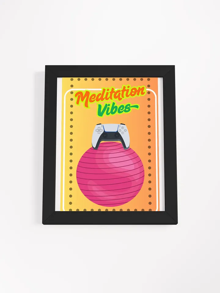 Zen Gamer Framed Matte Poster product image (8)