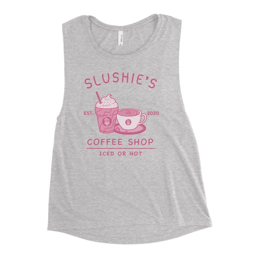 Slushie's Coffee Shop (Pink) | Women's Muscle Tank product image (1)