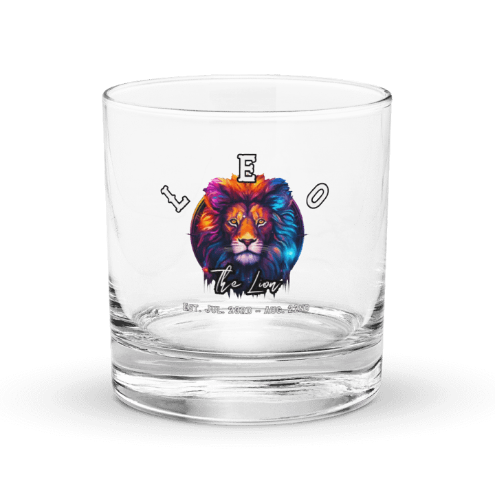 Leo - Zodiac Rocks Glass product image (1)