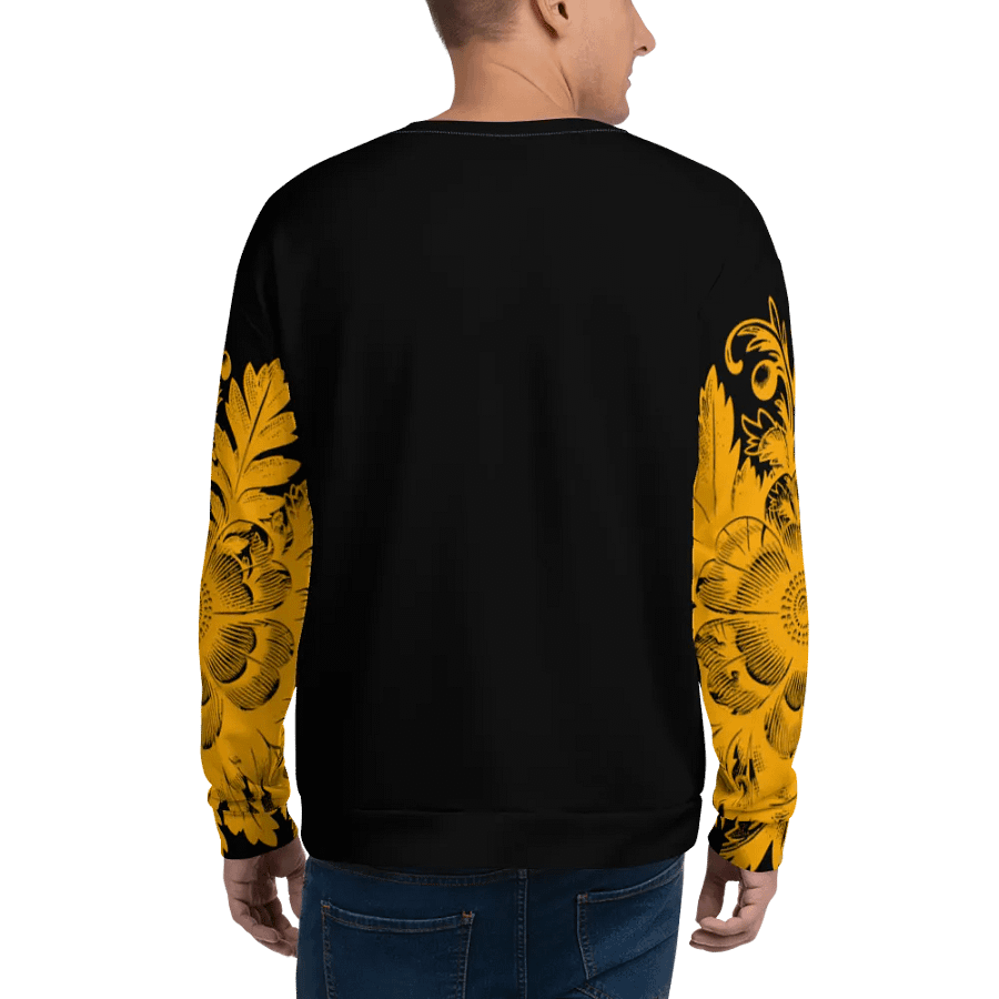Golden Floral Baroque Unisex Sweatshirt product image (3)