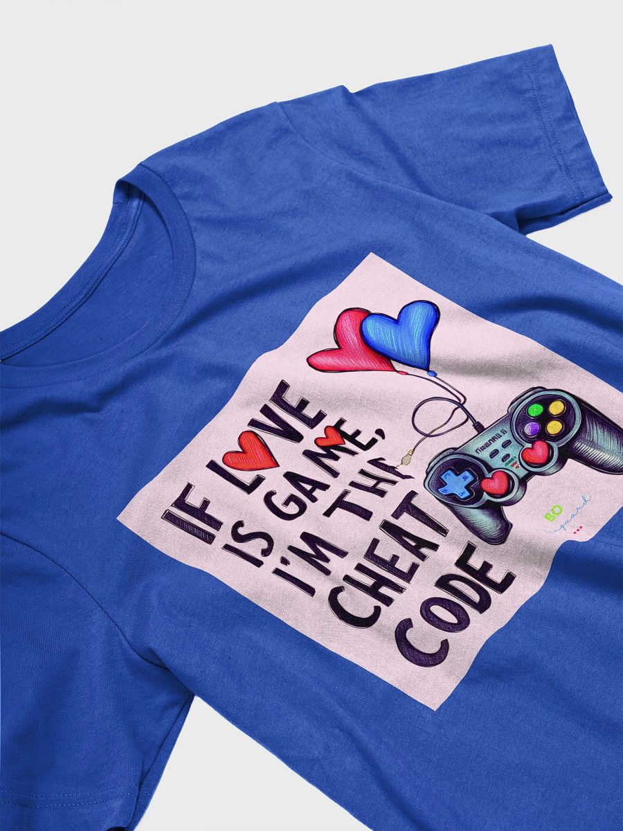 Love Game Unisex Tee, Relationship Graphic Tshirt, Romantic Couples Shirt, Valentine's Day Apparel, Heart Design Top product image (6)