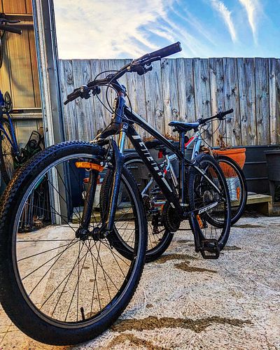 1 bike down, 2 to go in this much needed servicing marathon. We'll have this family back on the road in no time! #bikeservice...