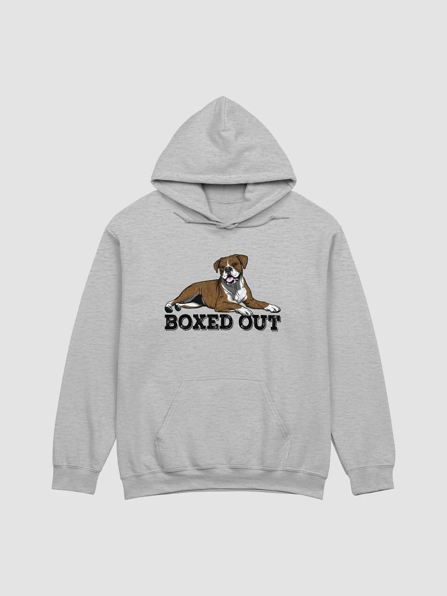 Boxed Out Hooded Sweatshirt of a Boxer Dog(Brindle) | Funny Hoodie for Boxer Paw-rents product image (26)