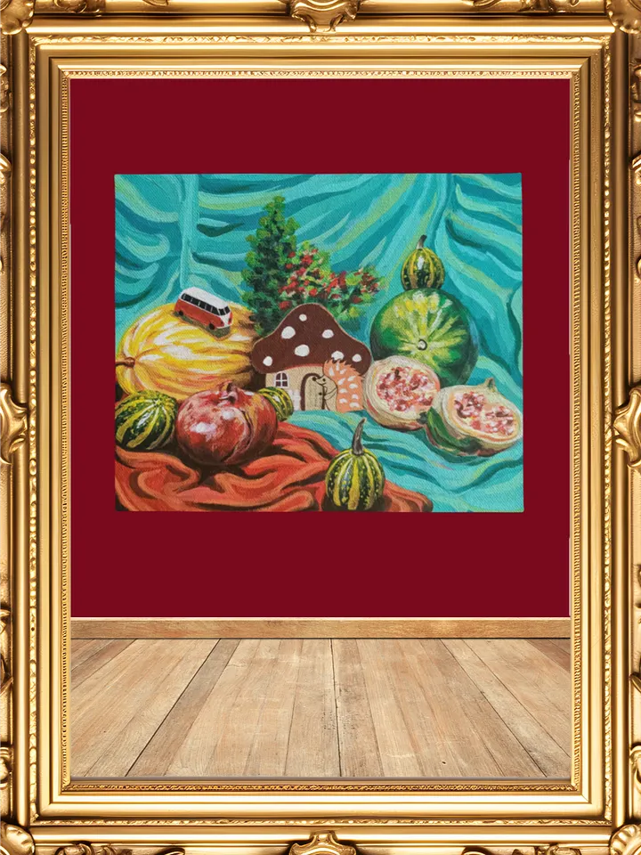 Whimsical Hedgehog Mushroom Sanctuary Blanket product image (1)