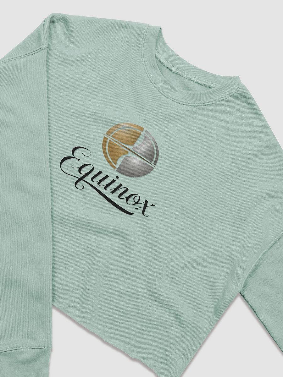 Equinox Women's Fleece Crop Sweatshirt - Cozy and Trendy product image (5)