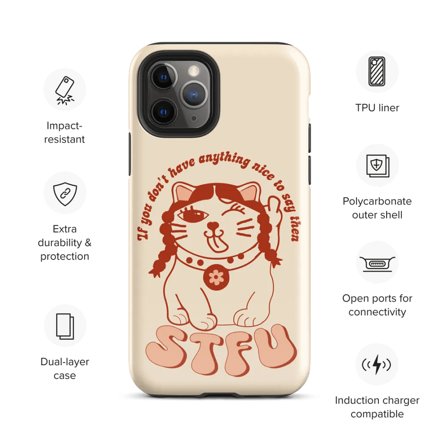 Be Kind or Just STFU Phone Case product image (3)