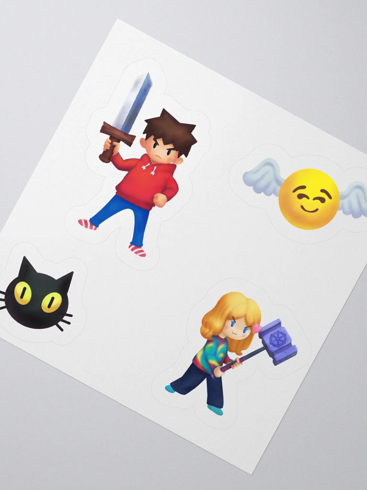 BMG Retro Sticker Sheet product image (2)