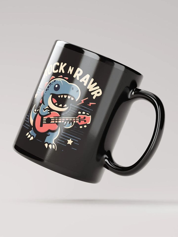Rock n Rawr Dinosaur Singing Kawaii Mug product image (2)