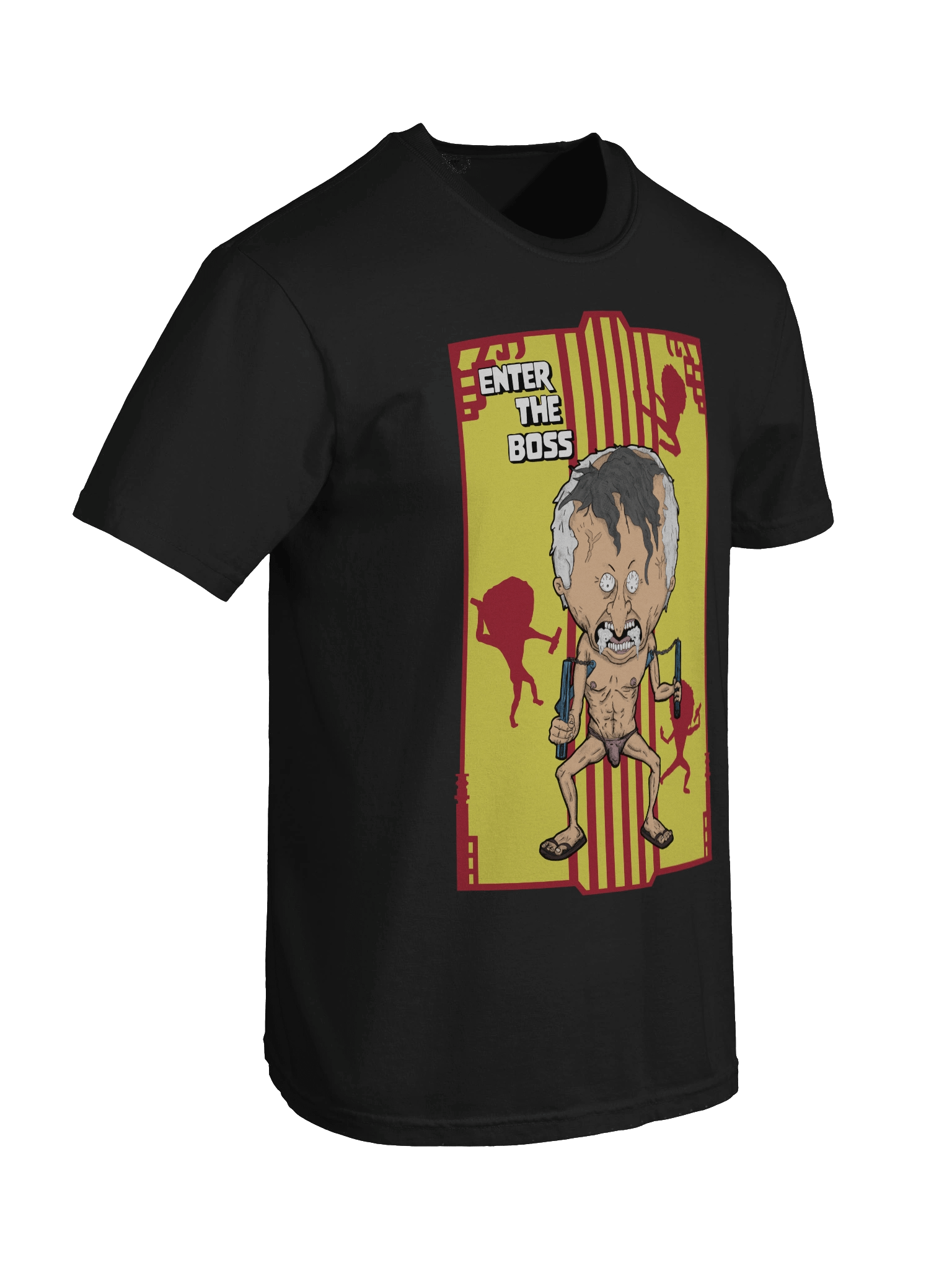 Enter the Boss - Smiling Friends (Black, Front) product image (59)