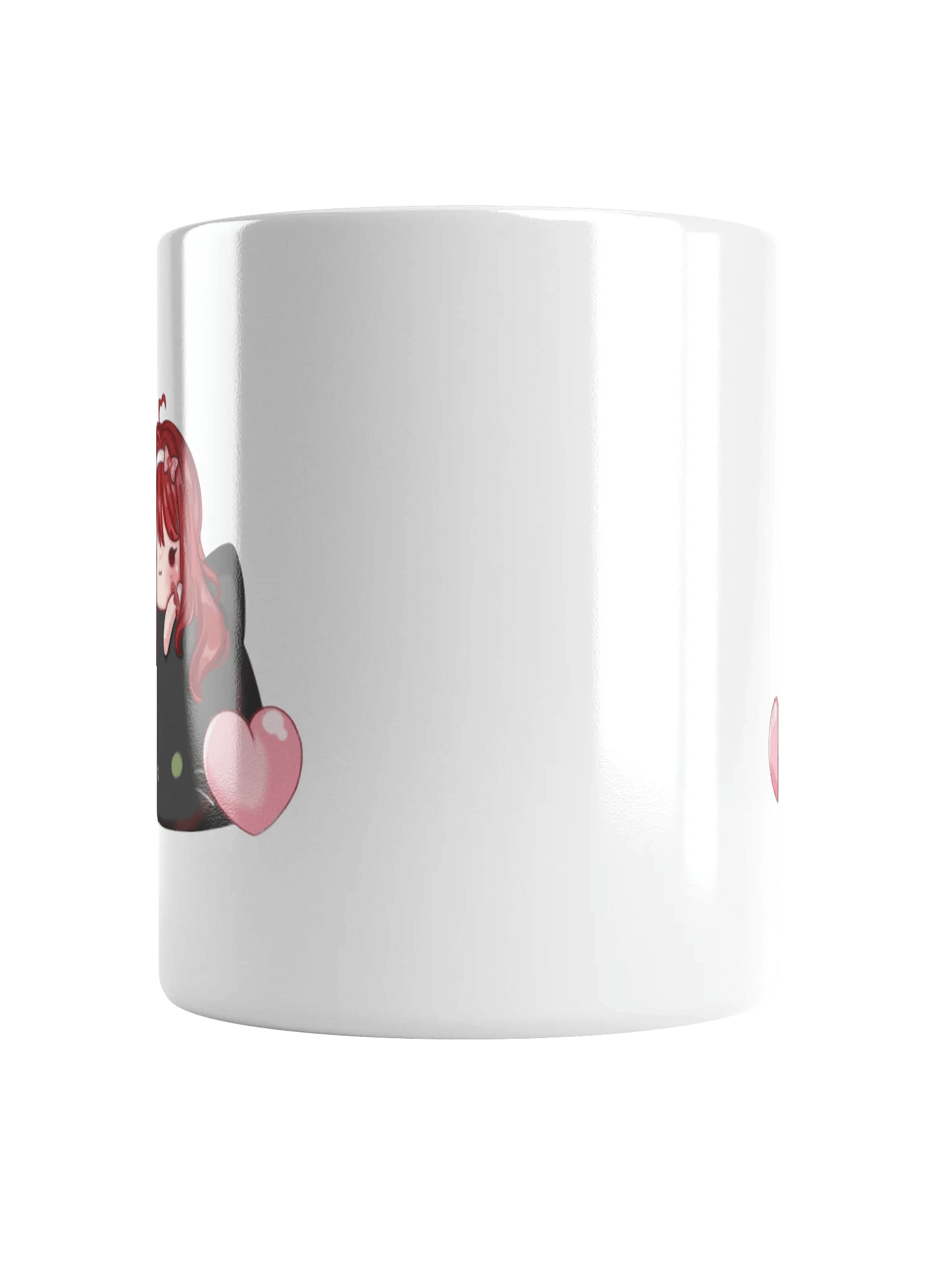 Pink Heart Cat Mug product image (5)