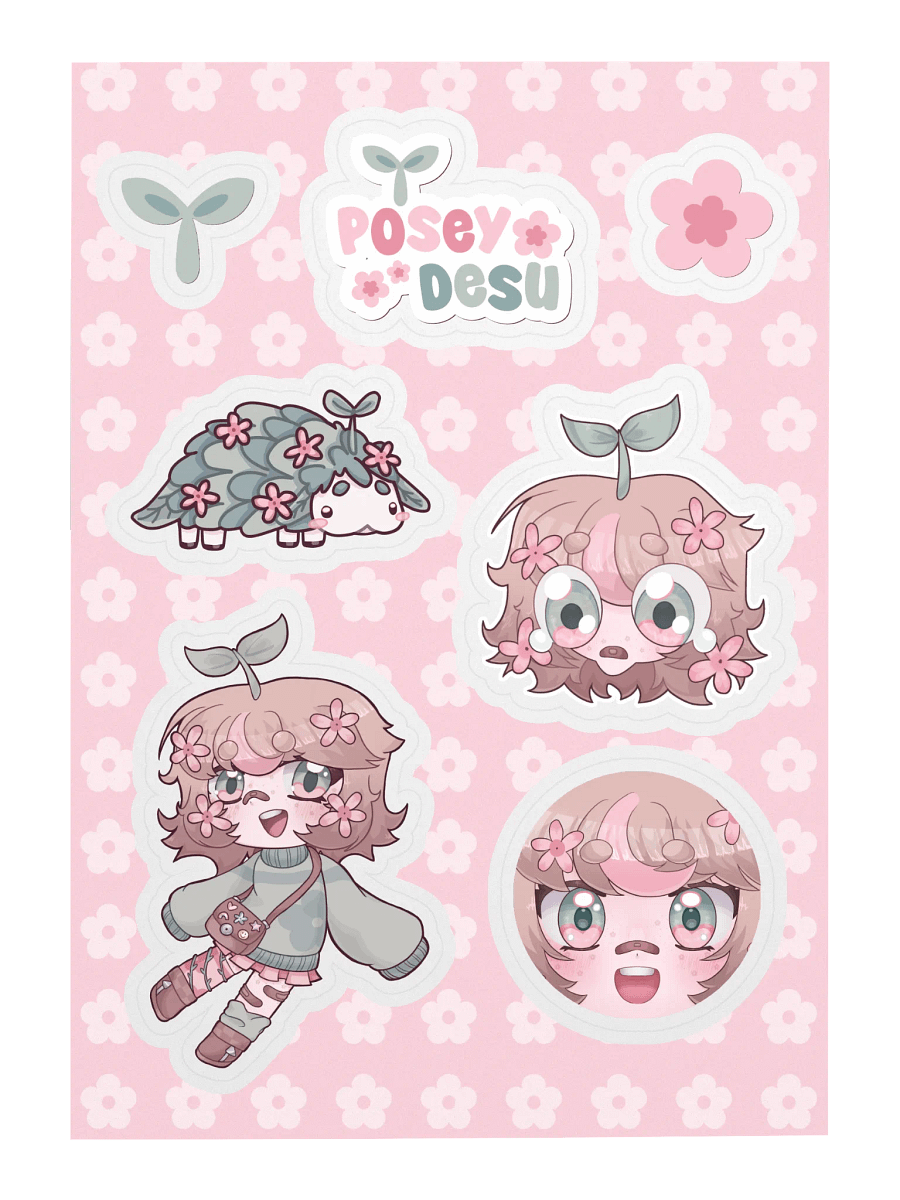 PoseyDesu Sticker Sheet product image (4)