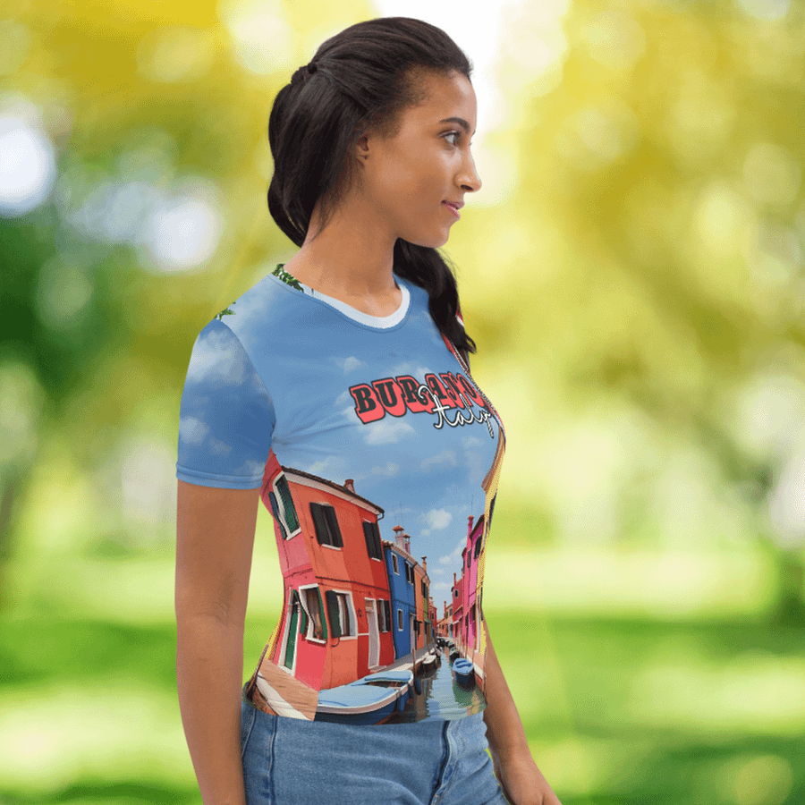 Burano Italy All Over Print T-shirt product image (9)