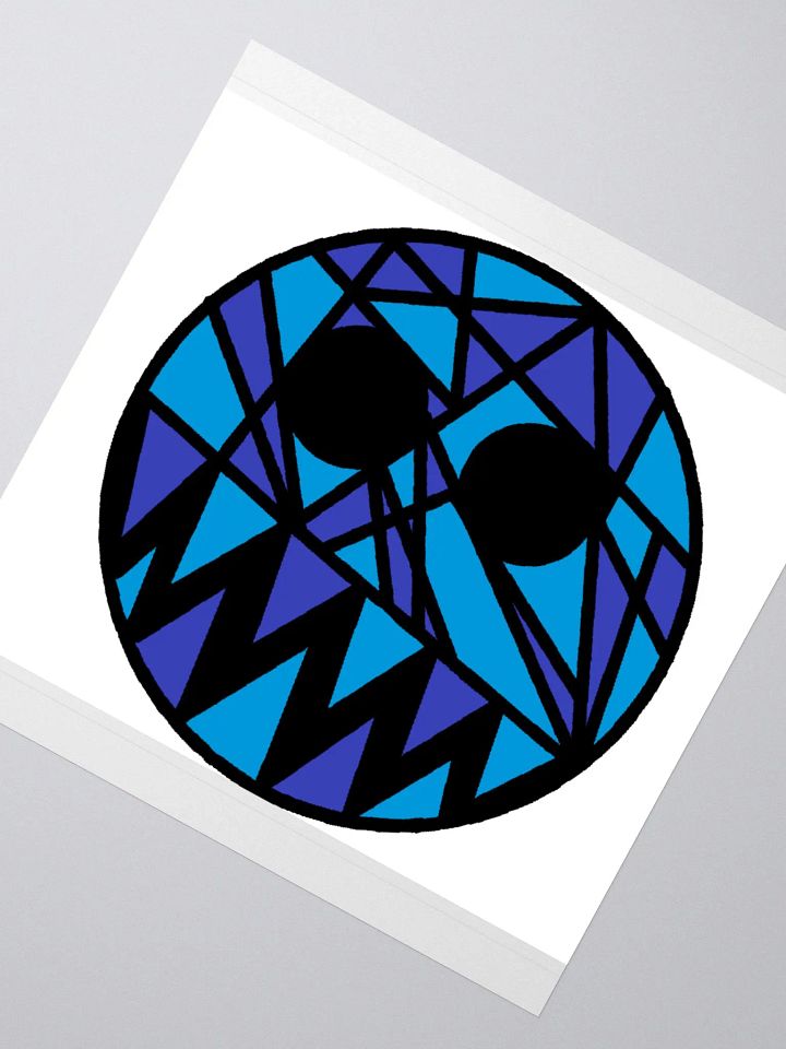 Flawless skateboarding diamond face sticker product image (2)