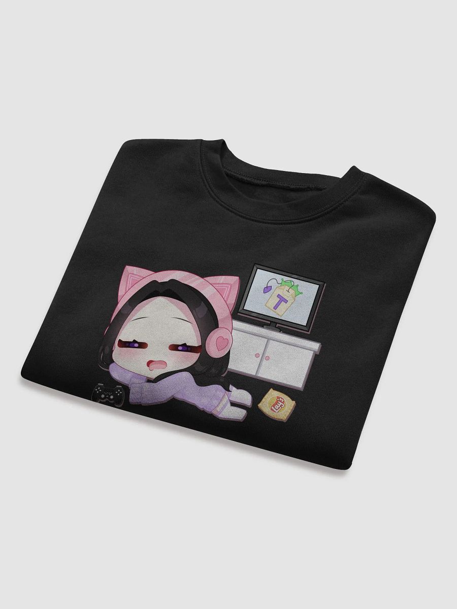 'Lazy Gamer' Chibi Cropped Sweater product image (29)