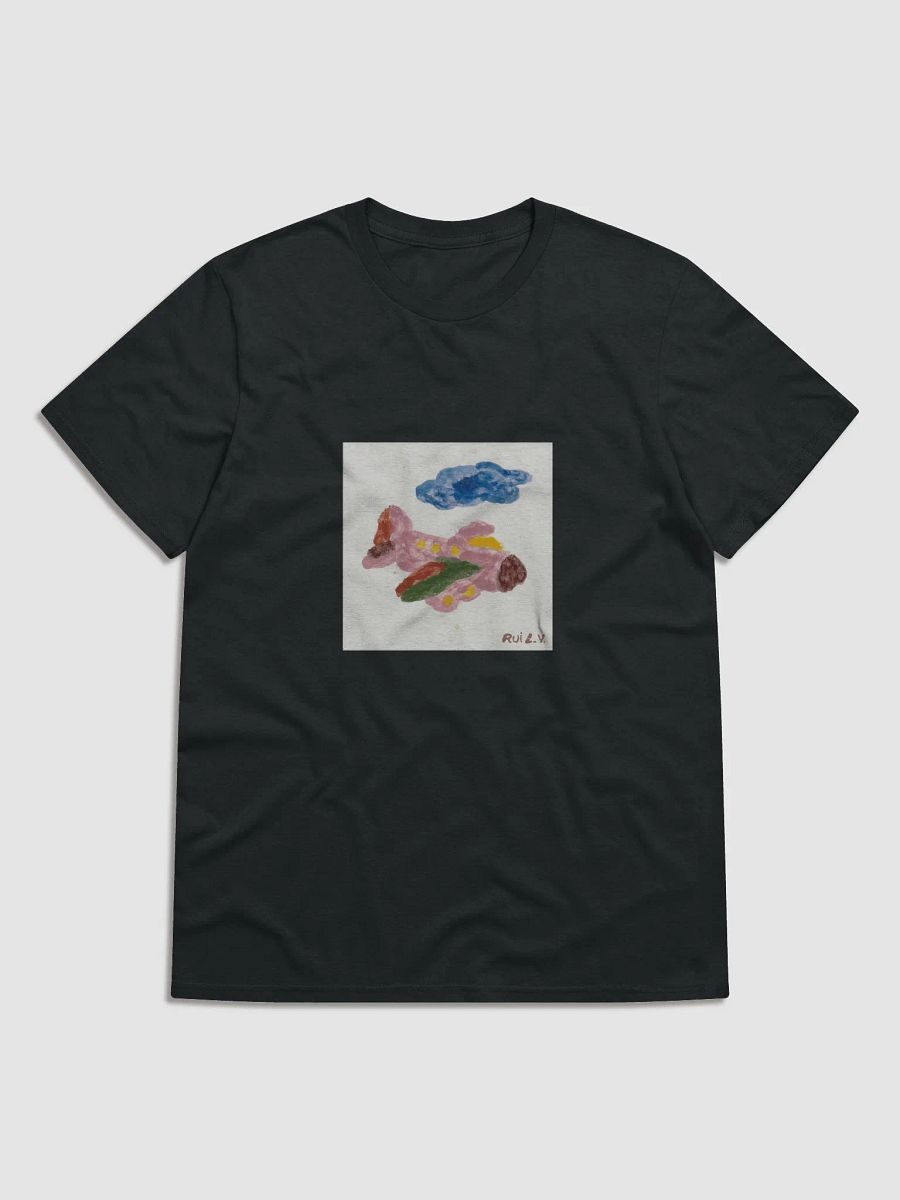 Kid Airplane (Gildan Lightweight Fashion Short Sleeve T-Shirt) product image (1)