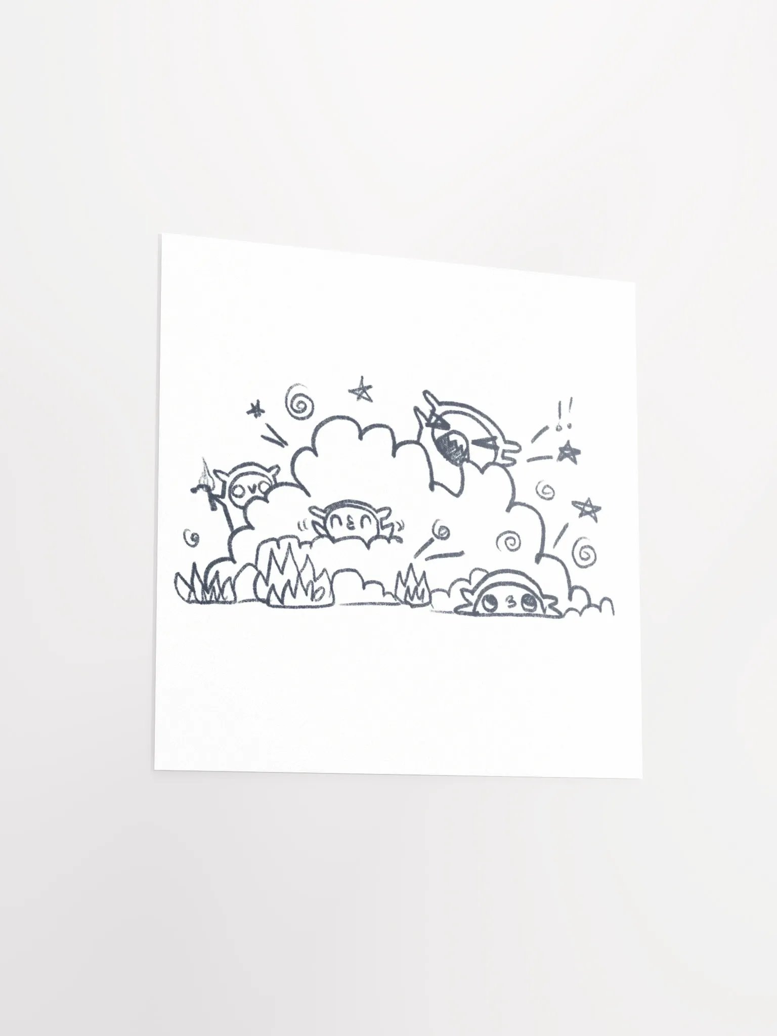 The inevitable colourable square poster product image (3)