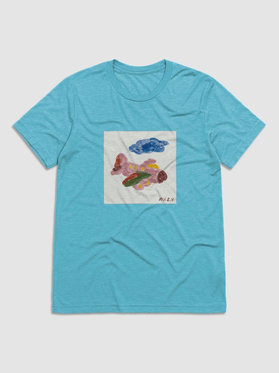 Kid Airplane (Bella+Canvas Triblend Short Sleeve T-Shirt) product image (1)