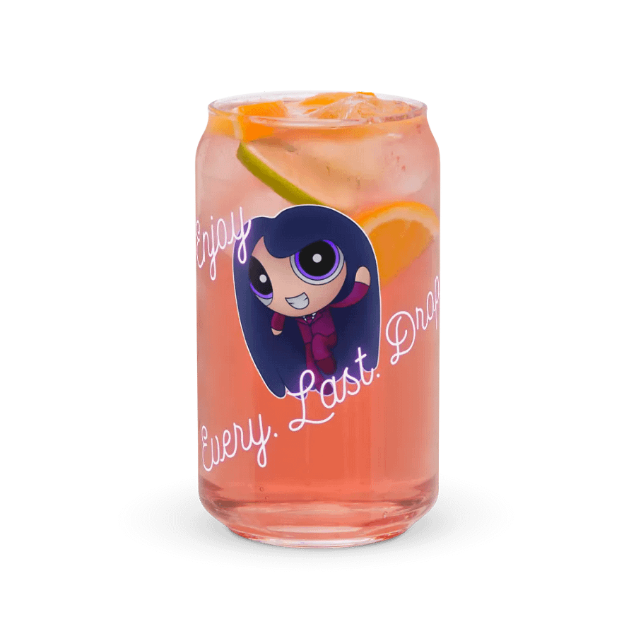 Enjoy Every. Last. Drop Can-shaped glass product image (7)