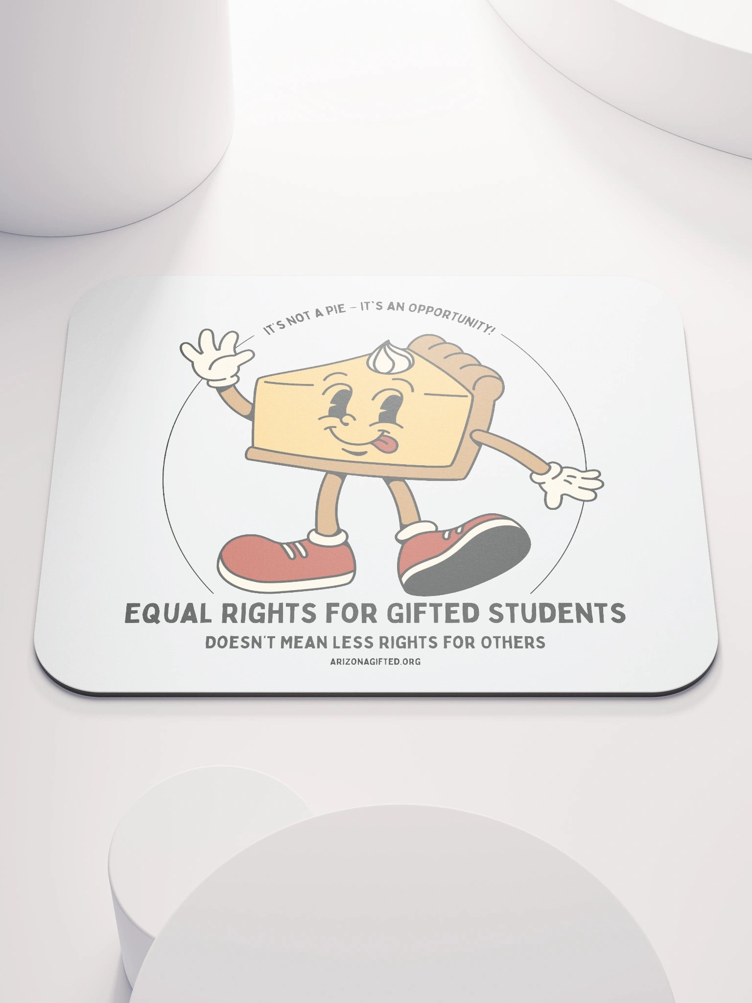 'Slice of the Pie' Advocacy Mousepad product image (1)