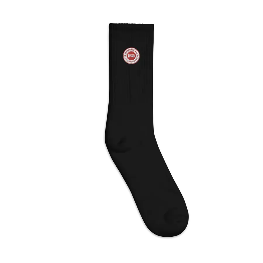 IFBNewsfeed.Org's SOCCO Embroidered Crew Socks product image (4)