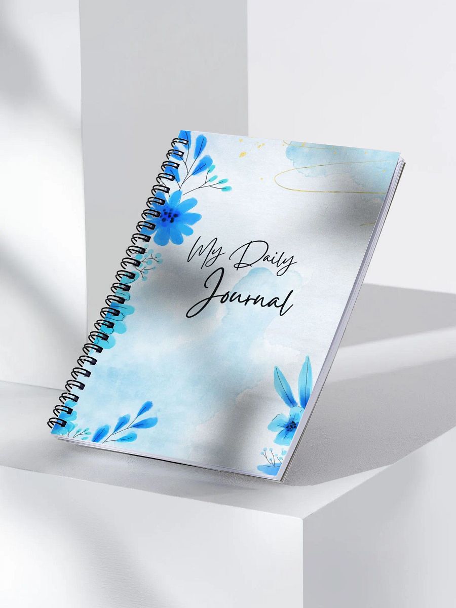 Floral Watercolor Daily Journal Spiral Notebook product image (3)