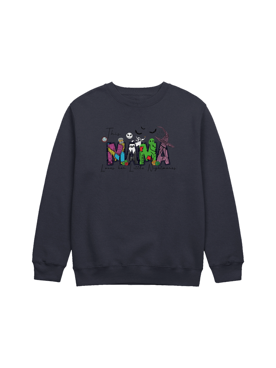Women Premium Crewneck Sweatshirt MAMA Halloween Graphic product image (1)