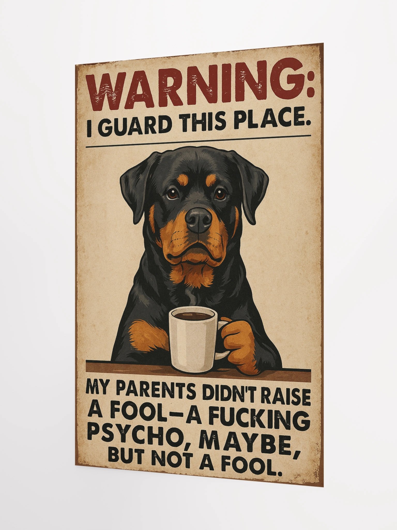 Funny Guardian Rottweiler Poster product image (7)