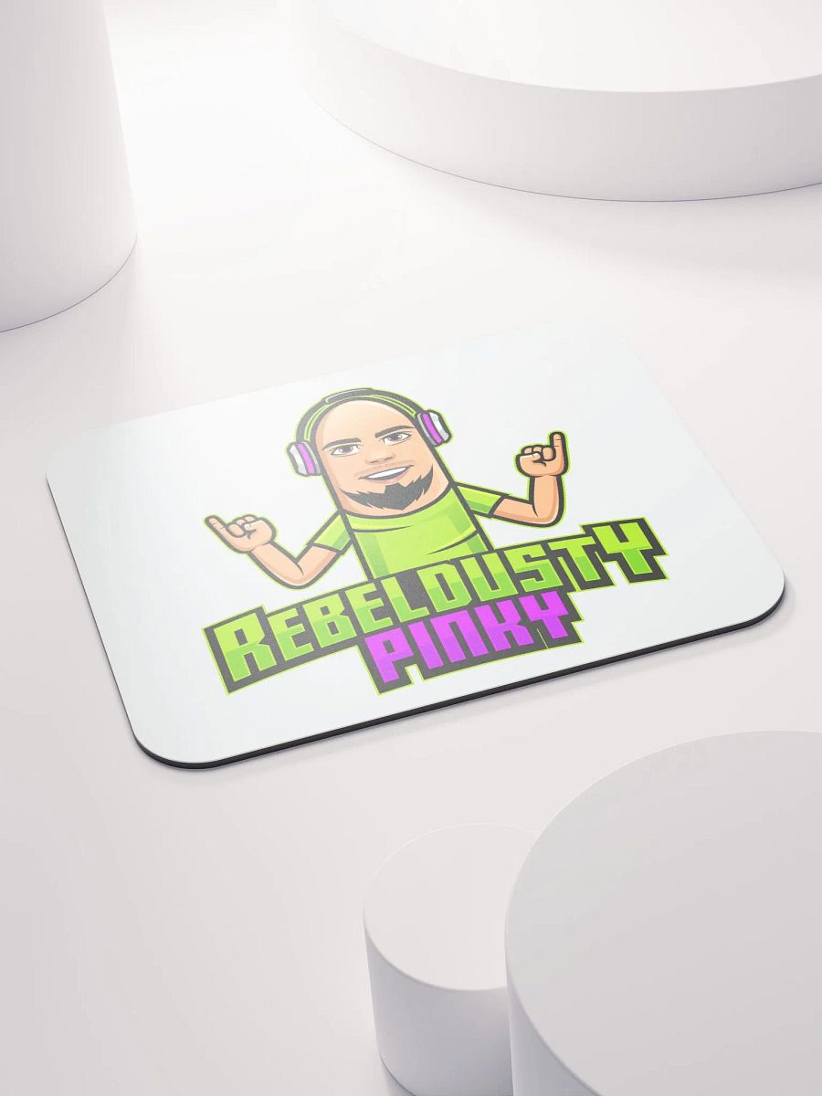 RebelDustyPinky Logo Mouse Pad product image (4)