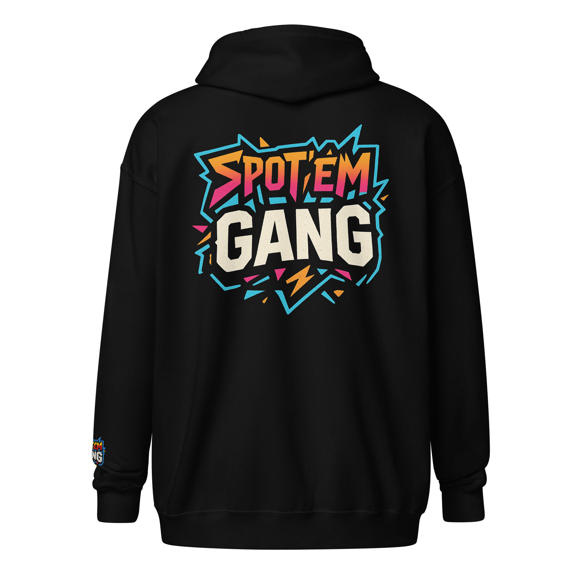 Retro #SPOTEMGANG Zip Up Hoodie product image (1)